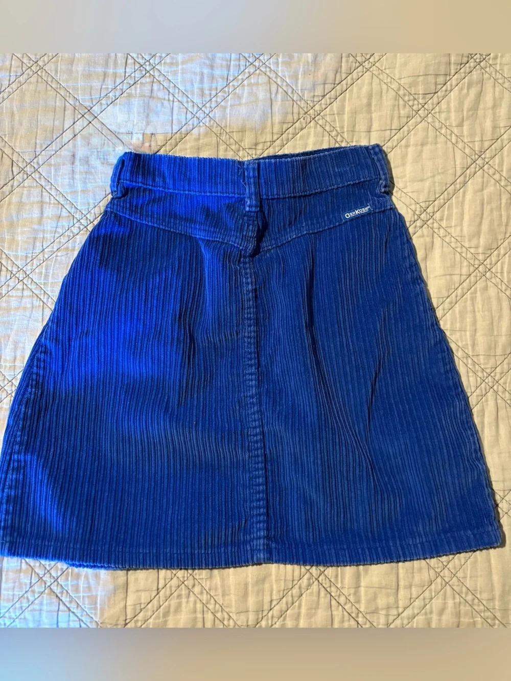 Vintage Kid’s Oshkosh B’gosh Blue Corduroy Skirt